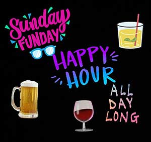 Sunday Funday Happy Hour All Day Long at Legion N. St. Paul MN.
