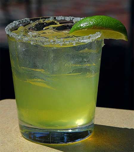 Margarita cocktail drink.