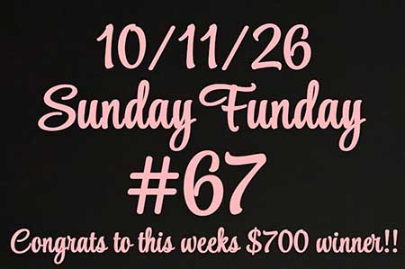 Sunday Funday win number.